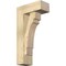 Ekena Millwork Merced Block Rough Sawn Bracket w/ Offset Brace, Douglas Fir, 6"W x 14"D x 26"H BKT0604X14X26MRC05RDF - alternate 1